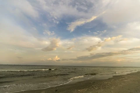 Beach and sea landscape Stock Footage 95081464