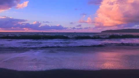 Beach and Sky Stock Footage 299985935