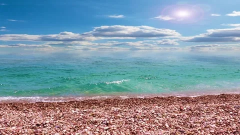 Beach and sky Stock-Footage 327829399