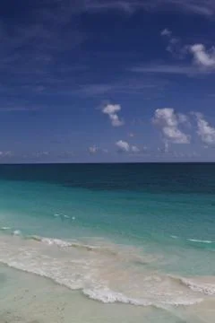 Beach and sky Stockfoto's