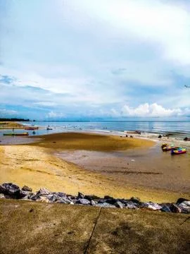 Beach and sky Stock Photos