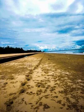 Beach and sky Stock Photos