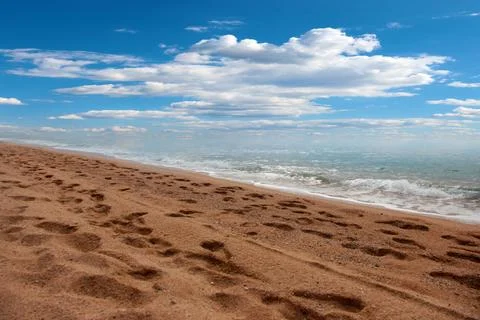 Beach and sky Stock Photos
