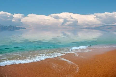 Beach and sky Stock Photos