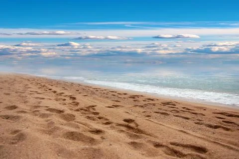 Beach and sky Stock Photos