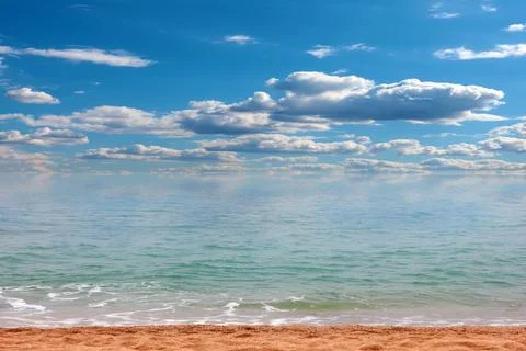 Beach and sky Foto stock