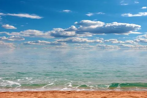 Beach and sky Foto stock