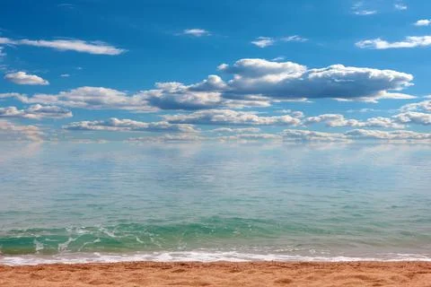 Beach and sky Stock Photos