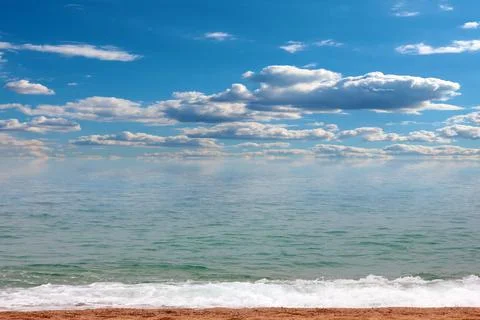 Beach and sky Stock-Fotos