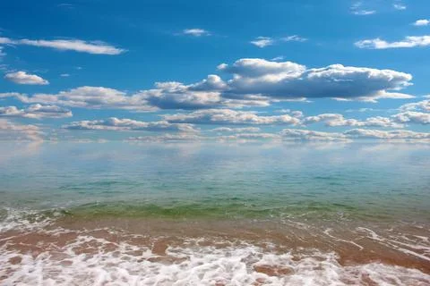 Beach and sky Foto stock