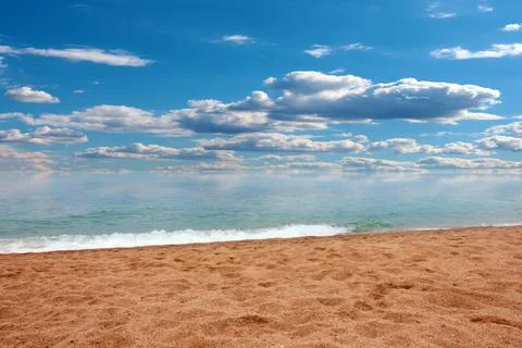 Beach and sky Foto stock
