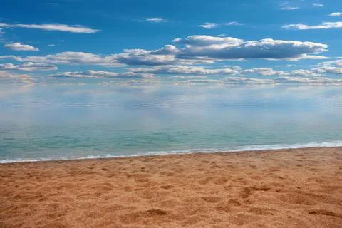 Beach and sky Stock-Fotos
