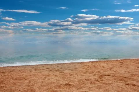 Beach and sky Foto stock