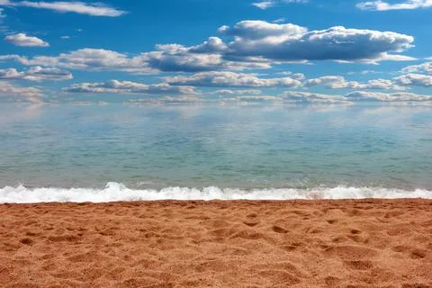 Beach and sky Stock-Fotos