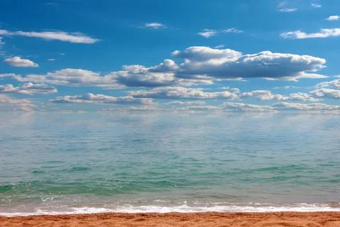 Beach and sky Stock-Fotos