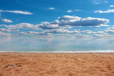 Beach and sky Foto stock