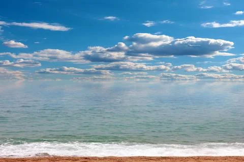 Beach and sky Stock-Fotos
