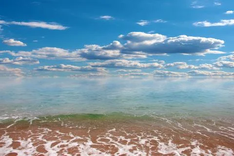 Beach and sky Stock-Fotos