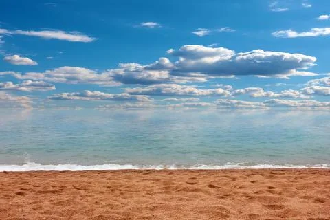 Beach and sky Foto stock
