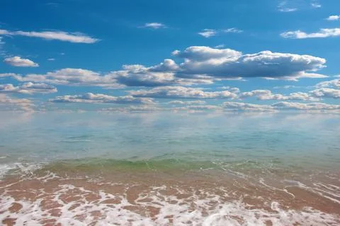 Beach and sky Stock-Fotos