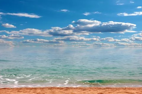 Beach and sky Foto stock