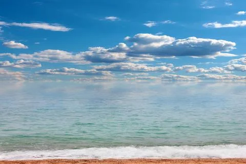 Beach and sky Stock-Fotos