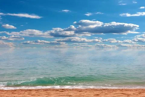 Beach and sky Foto stock