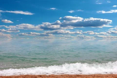 Beach and sky Stock-Fotos