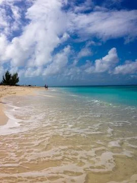 Beach and sky 스톡 사진