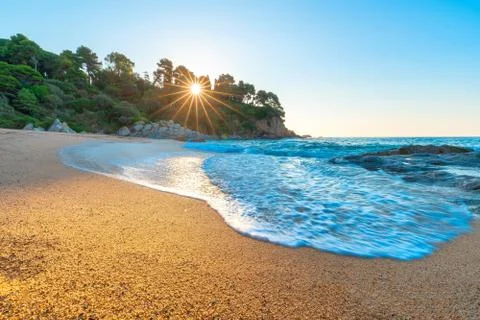 Beach and sun Foto stock