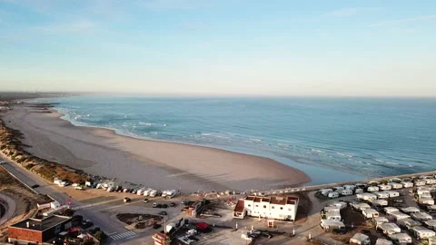 Beach and Surf 4k Drone Stock Footage 147439891