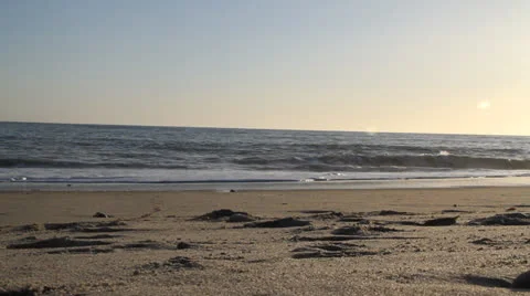 Beach and surf Vídeo Stock 22978952