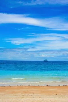 Beach and tropical sea Stock-Fotos