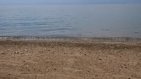 Beach and waves Video stock 125147518