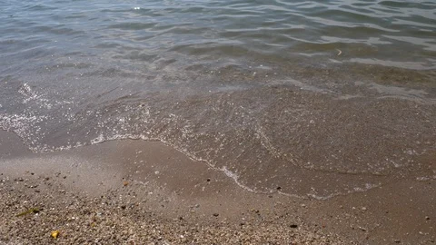 Beach and waves Stock Footage 125147957