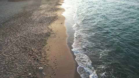 Beach and waves Stock Footage 206822414