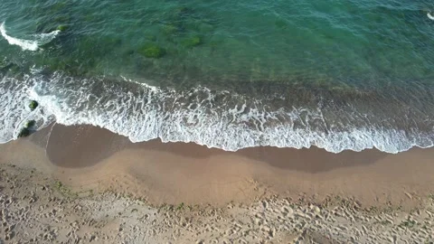 Beach and waves Stock Footage 219257824