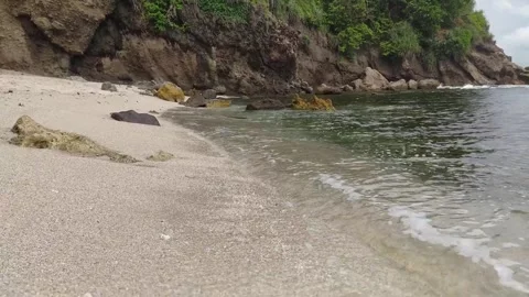 Beach and waves Stock Footage 267420802