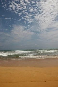 Beach and waves Stock Photos