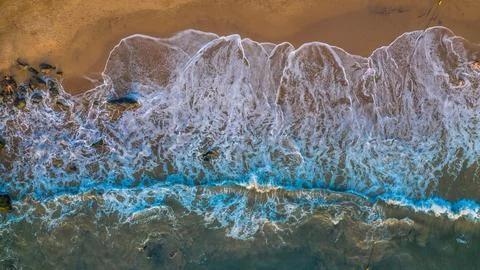 Beach and waves Stock Photos