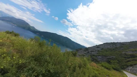 Beach and Yacth  - FPV Drone Cinematic  Shot 4K Video Stock Footage 294817697