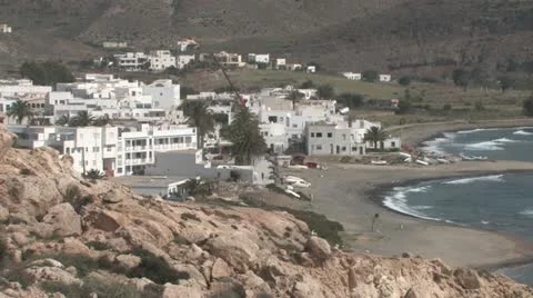 Beach in Andalucia in Spain Video stock 11901199