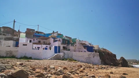Beach apartment in Imsouane Morocco Stock Footage 221565135
