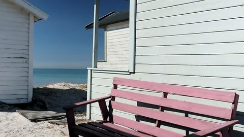 Beach area in south of Skåne Stock Footage 107778331