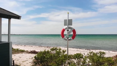 Beach area in south of Skåne Stock Footage 108213626