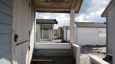 Beach area in south of Skåne Stock Footage 108220176