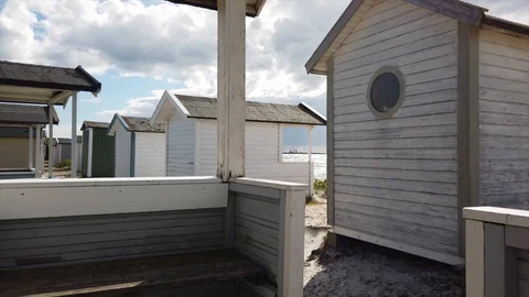 Beach area in south of Skåne Stock Footage 108220550