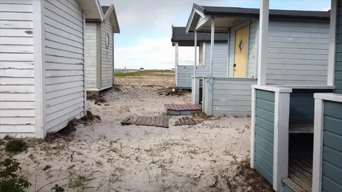 Beach area in south of Skåne Stock Footage 108223573