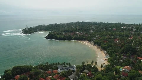 Beach areal view 3 Video stock 287969239