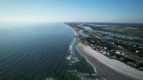 Beach arieal Stock Footage 264732064
